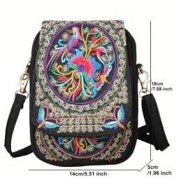 Women Casual Shoulder Bag Multi-pocket Design Crossbody Bag Ladies Multifunction Canvas Phone Purse Ladies Travel Small Handbags
