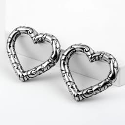 Giga 1/2Pcs 5mm(4g) Heart Stainless Steel Ear Weights Hanger Gauges Expander Magnetic Ears Stretcher Piercing Body Jewelry Punk
