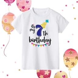 It's My 1-9 Birthday Print Kids Shirt Girl Boy Clothes Child Birthday Party Gift T-shirt Toddler Shirts Kid Short SleeveT-Shirts
