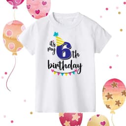 It's My 1-9 Birthday Print Kids Shirt Girl Boy Clothes Child Birthday Party Gift T-shirt Toddler Shirts Kid Short SleeveT-Shirts