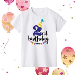 It's My 1-9 Birthday Print Kids Shirt Girl Boy Clothes Child Birthday Party Gift T-shirt Toddler Shirts Kid Short SleeveT-Shirts