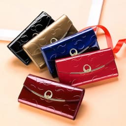 Genuine Leather Wallets	for Women Luxury Designer Purses RFID Card Holder Women's Long Handbag High Quality Ladies Gift