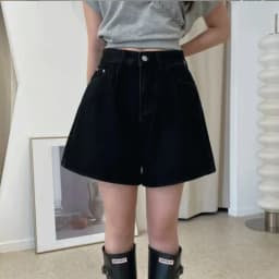 REALEFT 2024 New High Waist Washed Women's Denim Wide Leg Shorts Summer Buttons Casual Female Blue Jeans Trouses Pockets