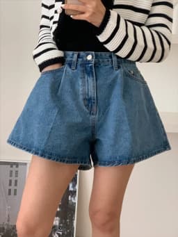 REALEFT 2024 New High Waist Washed Women's Denim Wide Leg Shorts Summer Buttons Casual Female Blue Jeans Trouses Pockets