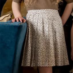 Princess Pleated Skirts for Kid Girls Boutique Children Clothes Holiday Outfits Girls Smocking Floral Dress Skirt Clothing