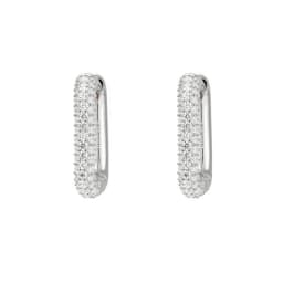 CRMYA Gold-color Clip Dangle Hoop Earrings For Women CZ Zircon Enamel Piercing Women's Earrings Set 2023 Jewelry Wholesale