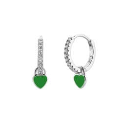 CRMYA Gold-color Clip Dangle Hoop Earrings For Women CZ Zircon Enamel Piercing Women's Earrings Set 2023 Jewelry Wholesale