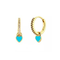 CRMYA Gold-color Clip Dangle Hoop Earrings For Women CZ Zircon Enamel Piercing Women's Earrings Set 2023 Jewelry Wholesale