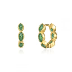 CRMYA Gold-color Clip Dangle Hoop Earrings For Women CZ Zircon Enamel Piercing Women's Earrings Set 2023 Jewelry Wholesale
