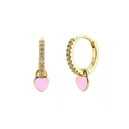 CRMYA Gold-color Clip Dangle Hoop Earrings For Women CZ Zircon Enamel Piercing Women's Earrings Set 2023 Jewelry Wholesale