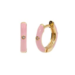 CRMYA Gold-color Clip Dangle Hoop Earrings For Women CZ Zircon Enamel Piercing Women's Earrings Set 2023 Jewelry Wholesale