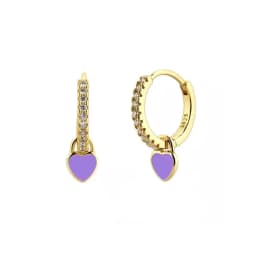 CRMYA Gold-color Clip Dangle Hoop Earrings For Women CZ Zircon Enamel Piercing Women's Earrings Set 2023 Jewelry Wholesale