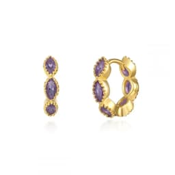 CRMYA Gold-color Clip Dangle Hoop Earrings For Women CZ Zircon Enamel Piercing Women's Earrings Set 2023 Jewelry Wholesale