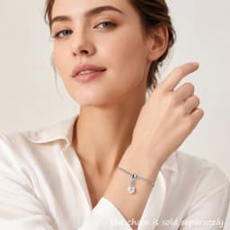 Charm Pendant Pearl & CloverLeaf Women Brand New Trendy 925 Sterling Silver Gift