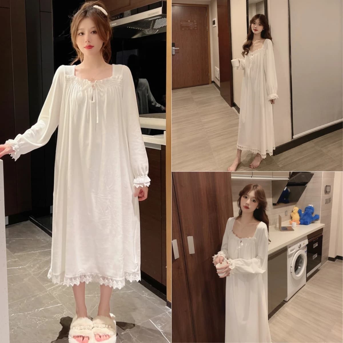 Pregnant Women's Clothing Set Sea Island Velvet Double-Sided Thin Velvet Pajamas Fall  Winter Sweet And Lovely Retro Homewear