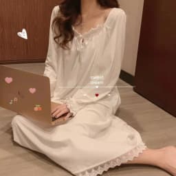 Pregnant Women's Clothing Set Sea Island Velvet Double-Sided Thin Velvet Pajamas Fall  Winter Sweet And Lovely Retro Homewear