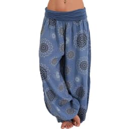 Women's Fashion Hot Selling Long Pants Harlan Casual PantsDigital Printing Long Wide Leg Pants Women's Yoga Long Pants