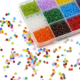 15 Grids Set Box 2 3 4mm Millet Beads Glass Loose Beads For Jewelry Making Diy Bracelets Necklace Hand Woven Decorative Supplies