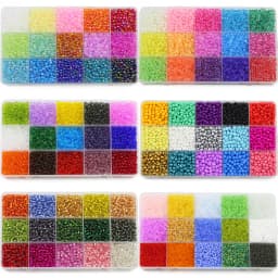 15 Grids Set Box 2 3 4mm Millet Beads Glass Loose Beads For Jewelry Making Diy Bracelets Necklace Hand Woven Decorative Supplies