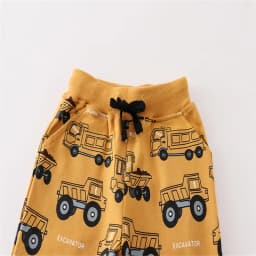 Jumping Meters 2-7T Cars Print  Boys Trousers Pants For Autumn Winter Cartoon Full Length Fashion Baby Sweatpants