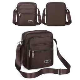 Men's Handbag Shoulder Messenger Bags Casual Canvas Travel Bag Waist Bag Multifunctional Waterproof Business Storage Bag Solid