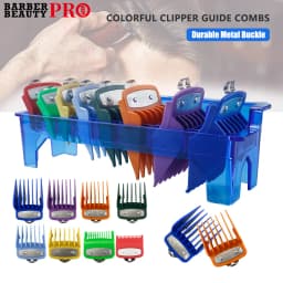 8PC Professional Universal Hair Clipper Limit Guide Comb With Box For Wahl Trimmer Cutting Guide Combs Barber Salon Accessories