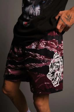 2024 Summer New Men's Fashion Trend Beach Shorts Hole Fabric Multi-Color Outdoor Sports Training Running Casual Quarter Pants