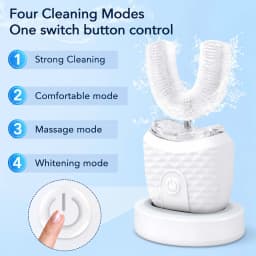 Hot Selling Portable Oral Care U-Shaped Electric Toothbrush 360 Degree U-Shaped Automatic Electric Toothbrush