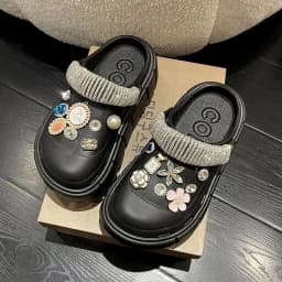 6cm DIY Platform Slippers Summer Women's Sandals Wedges Ladies Outdoor Clogs Thick Street Beach Slides Girls Garden Shoes