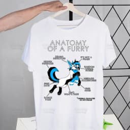Anatomy Of A Furry Wildlife Proud To Be Funny T Shirt Men New Casual Short Sleeve Tshirt Homme Manga Unisex T-shirt Tees