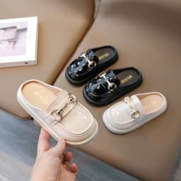Children's Sandal Slippers Summer New White Soft Boys and Girls Sandals White Fashion Anti-slip Kids Outer Wear Slippers Shoes