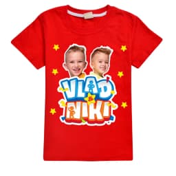 Children Cute Vlad Niki Clothes Kids Summer Fashion T-shirt Baby Boys Cartoon Tshirts Toddler Girls Short Sleeve Casual Tops