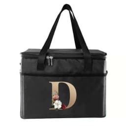 Thermal Bag Portable Lunch Bags Insulated Cooler Bag Food Bento Bags Printing Gold Letter Series Travel Picnic Storage Ice Bags