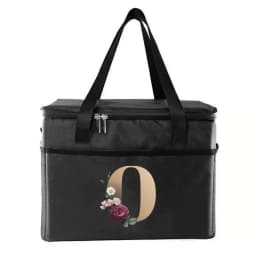 Thermal Bag Portable Lunch Bags Insulated Cooler Bag Food Bento Bags Printing Gold Letter Series Travel Picnic Storage Ice Bags