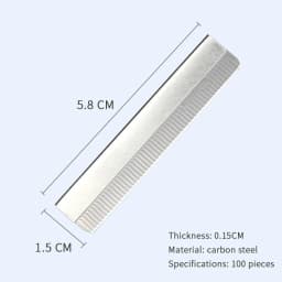 100 Pcs Eyebrow Trimmer Razor Blade Carbon Steel Microblading Eyebrow Knife For Permanent Makeup Brow Tattoo Beauty Tool
