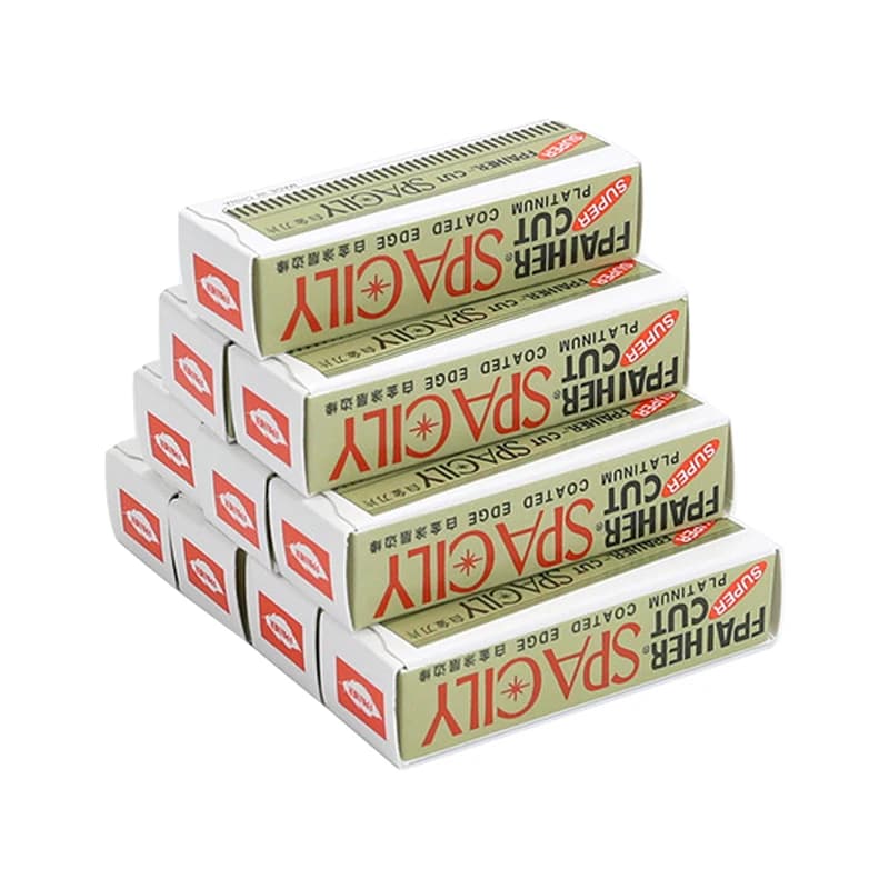 100 Pcs Eyebrow Trimmer Razor Blade Carbon Steel Microblading Eyebrow Knife For Permanent Makeup Brow Tattoo Beauty Tool