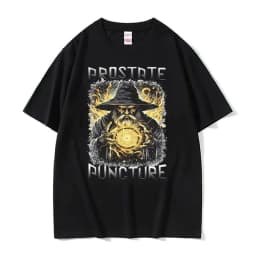 Shadow Wizard Funny T Shirt Testicular Torsion Meme Graphic Tee Shirt Men Women Retro Gothic Oversized Short Sleeve T-shirt Tops