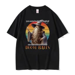 Shadow Wizard Funny T Shirt Testicular Torsion Meme Graphic Tee Shirt Men Women Retro Gothic Oversized Short Sleeve T-shirt Tops
