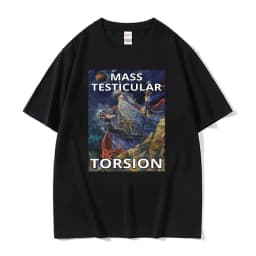 Shadow Wizard Funny T Shirt Testicular Torsion Meme Graphic Tee Shirt Men Women Retro Gothic Oversized Short Sleeve T-shirt Tops