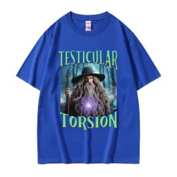Shadow Wizard Funny T Shirt Testicular Torsion Meme Graphic Tee Shirt Men Women Retro Gothic Oversized Short Sleeve T-shirt Tops