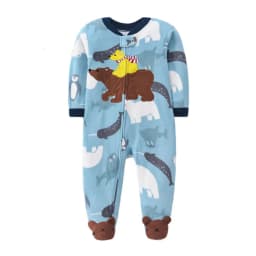 Baby Rompers Spring Autumn Clothes Zipper Fleece Boy Girl Pajamas Newborn Outfit Animal Jumpsuit Infants Clothing 0 -12 Months