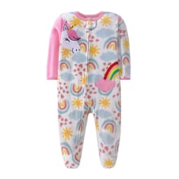 Baby Rompers Spring Autumn Clothes Zipper Fleece Boy Girl Pajamas Newborn Outfit Animal Jumpsuit Infants Clothing 0 -12 Months
