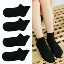 4 Pairs/lot Children's Socks Summer Thin Pure Cotton Boat Socks White Socks Boys and Girls Student Socks Baby Mesh Short Socks
