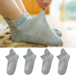 4 Pairs/lot Children's Socks Summer Thin Pure Cotton Boat Socks White Socks Boys and Girls Student Socks Baby Mesh Short Socks