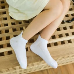 4 Pairs/lot Children's Socks Summer Thin Pure Cotton Boat Socks White Socks Boys and Girls Student Socks Baby Mesh Short Socks
