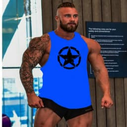 Gym Brand clothing Bodybuilding Fitness Mens running tanks workout BEAST print vest Stringer sportswear muscle undershirt