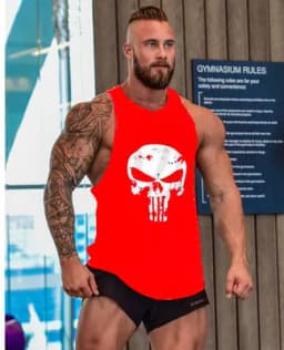 Gym Brand clothing Bodybuilding Fitness Mens running tanks workout BEAST print vest Stringer sportswear muscle undershirt