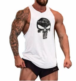 Gym Brand clothing Bodybuilding Fitness Mens running tanks workout BEAST print vest Stringer sportswear muscle undershirt