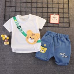 2025 Summer Baby Clothes Sets Boys Short Sleeve T-Shirt Shorts 2Pcs Children Sportwear Suits Fashion Kids Tracksuits Outfits