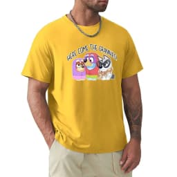 Cheavyweight streetwear anime clothes New Arrival Round Here come the grannies! T-Shirt sublime oversized anime blacks Sale